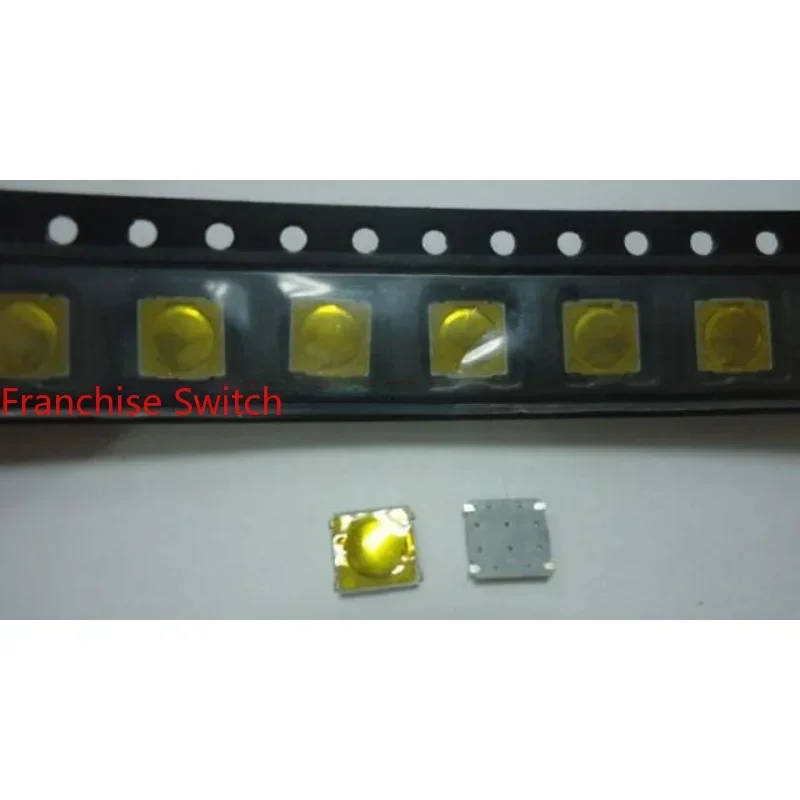 

10PCS Ribbon Patch Film Light Touch Switch Button 4.5*4.5*0.6 Wrapped Pin