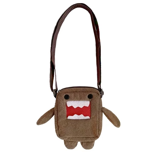 Domo Kun Mini bolsos cruzados para mujeres, hombres y niños, lindo bolso de hombro pequeño, bolso de teléfono Anime Kawaii