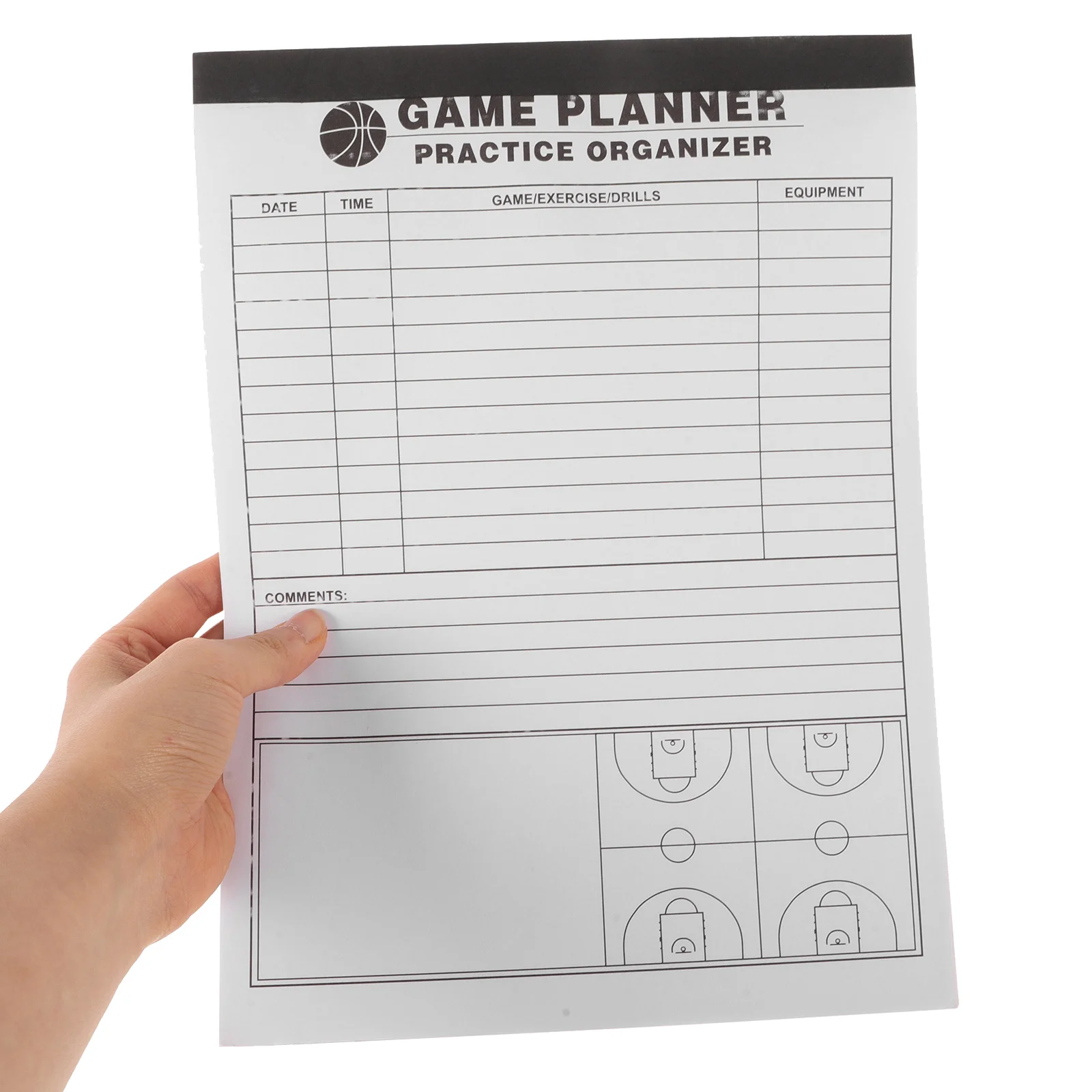 Basketball Record Book Score Records for Scorekeeping Supplies Scorebook Notebook Softball