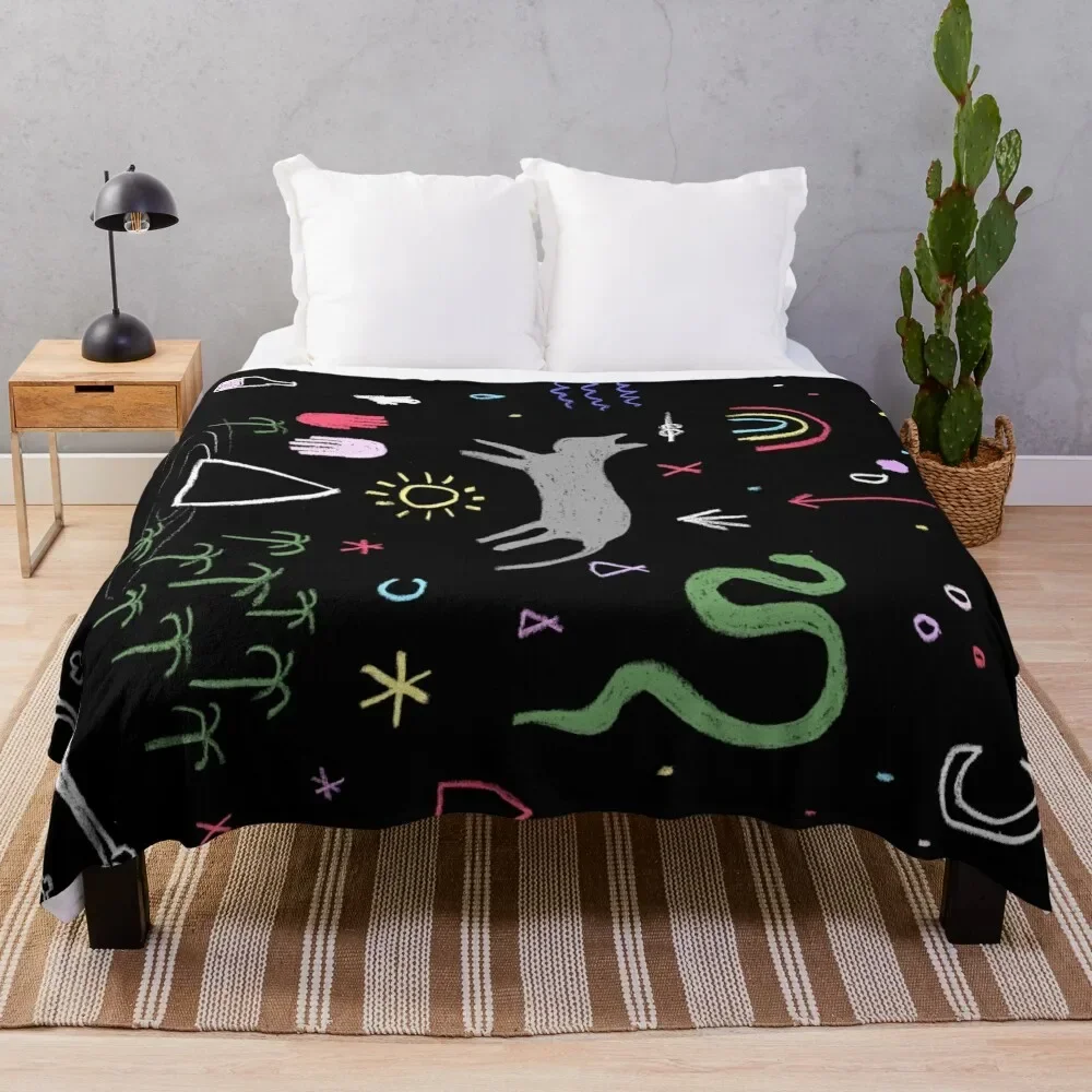 

Chalk board dream scape Throw Blanket blankets and throws Baby Soft Big Blankets