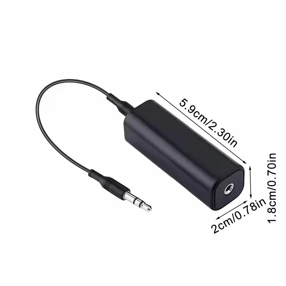 3,5-mm-Audio-Aux-Kabel, störungsfreier Massekreis-Filter, der Rauschen eliminiert und unterdrückt, für Heim-Stereo- und Auto-Audiosysteme. – Detail 12