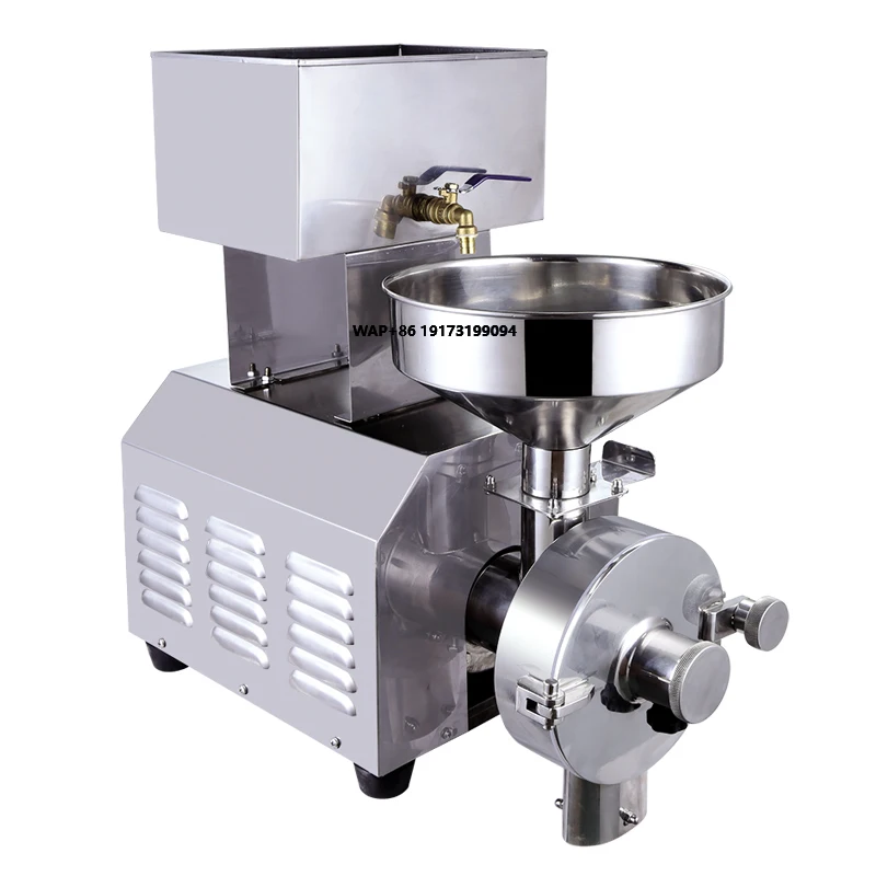 Electric Stainless Steel Wheat Flour Milling Machine Wet and Dry Rice Flour Grinder Corn Milling Machinery