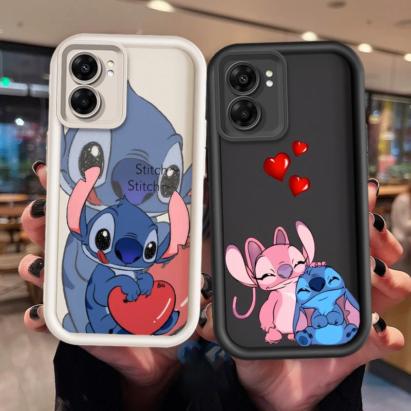 Stitch Love dispys per OPPO A98 A78 A94 A76 A74 A58 A55 4G 5G A9 A53 2020 A36 Eye Ladder Cover Capa Fundas Phone Case