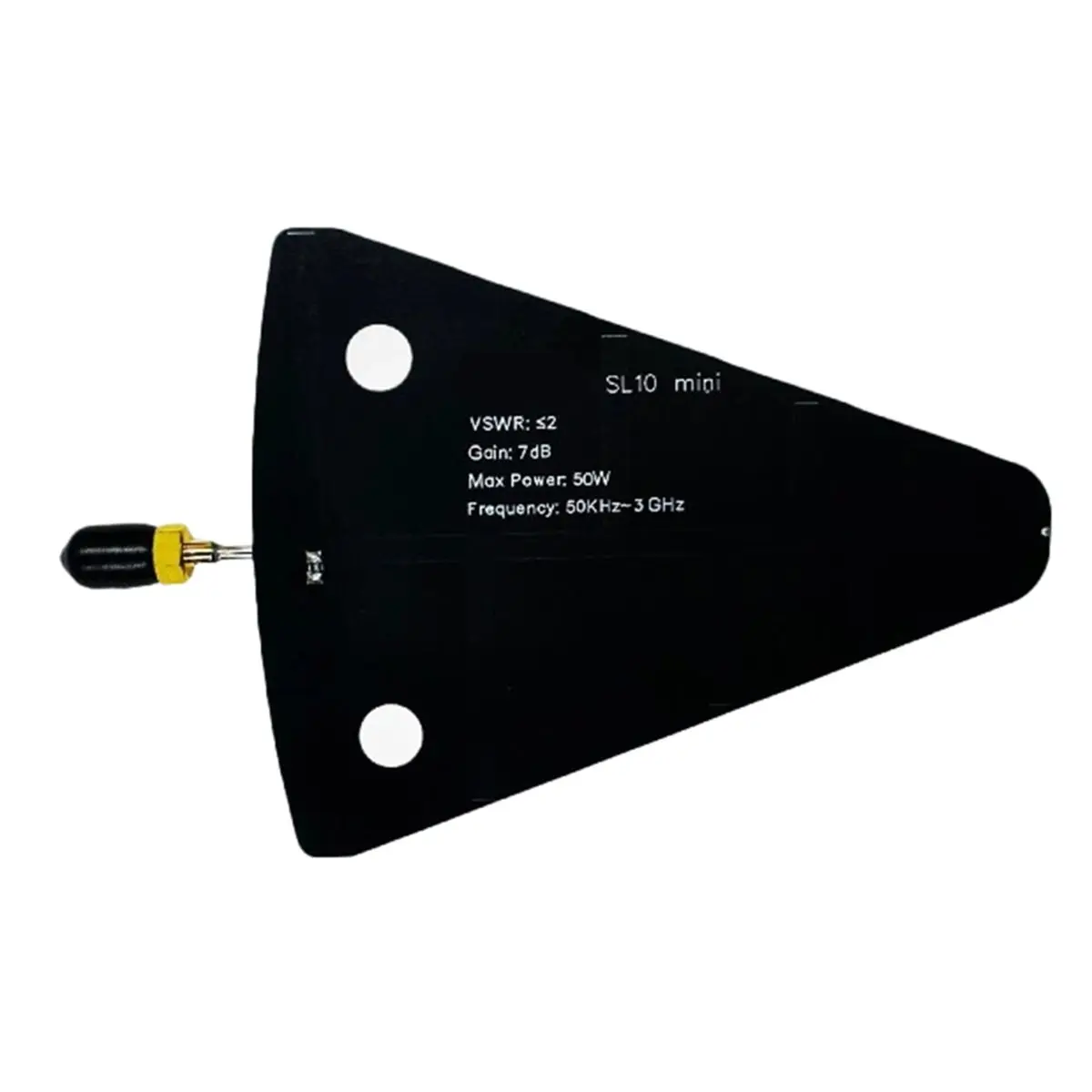 FLASH SALE-SA6 SL10mini Log-Periodic Antenna 50K-3GHz High Gain Omnidirectional Antenna 4G5G MICROWAVE UWB Antenna
