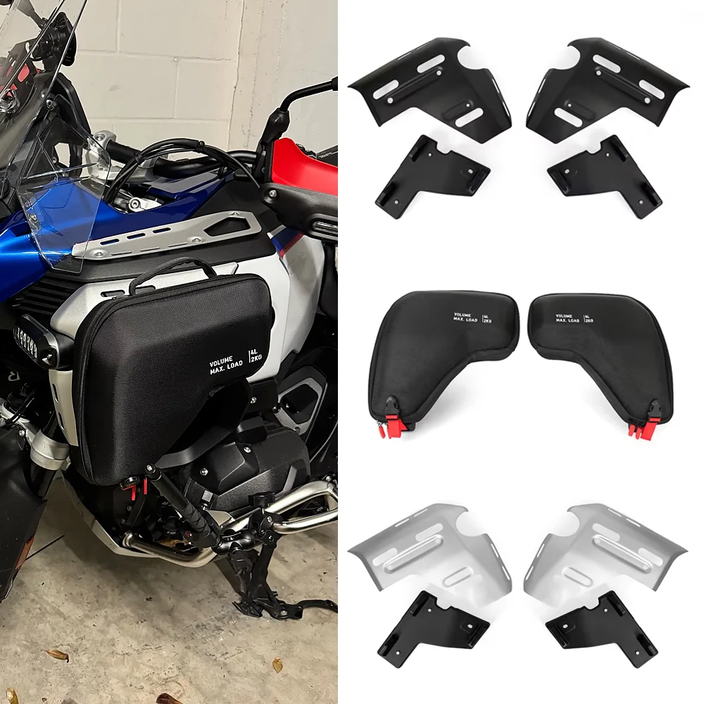 

Новинка для R1300GS Adventure R 1300 GSA R1300 GS ADV 2024 2025, боковые сумки для капота радиатора мотоцикла, водонепроницаемые сумки для хранения