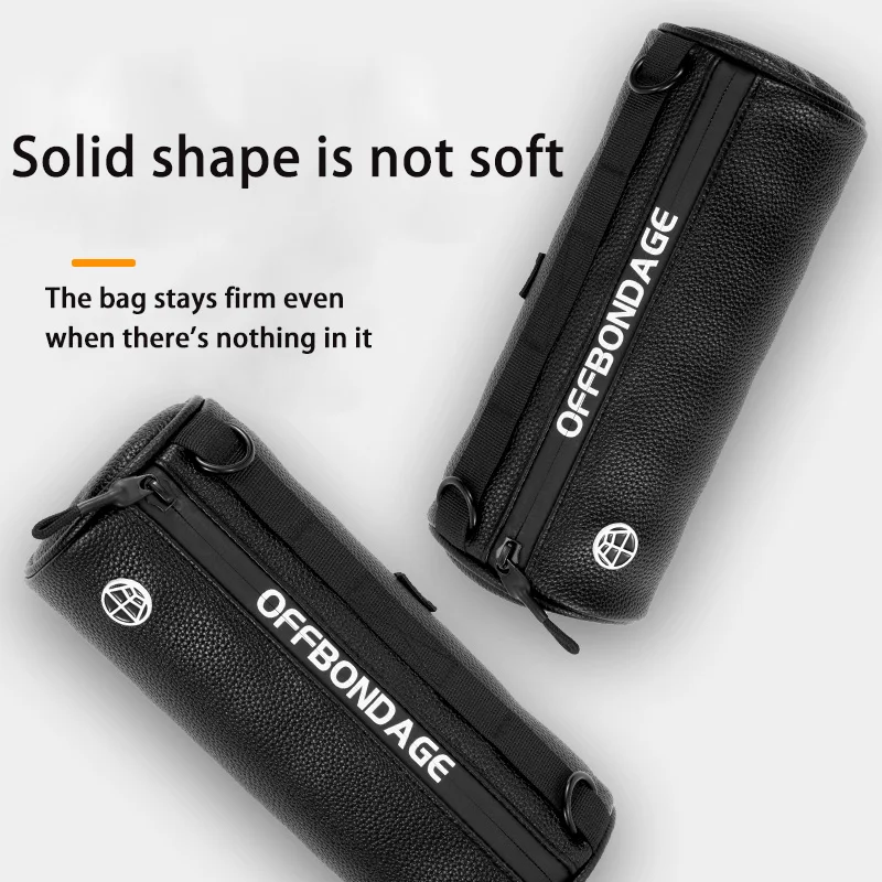 OFFBONDAGE Bicycle Front Tube Bag Waterproof Large Capacity Handlebar Bag Portable Multifunctional Shoulder Bag Bike Bag