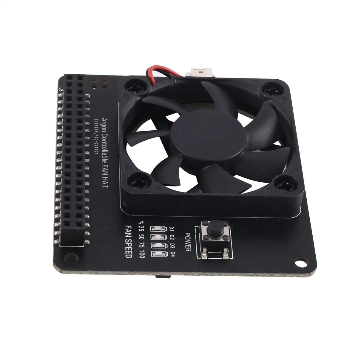 Cmpt And Acce Store Offer PC Accessories Argon FAN HAT for Raspberry Pi 4B 3B+ 3B PWM Software Control Fan