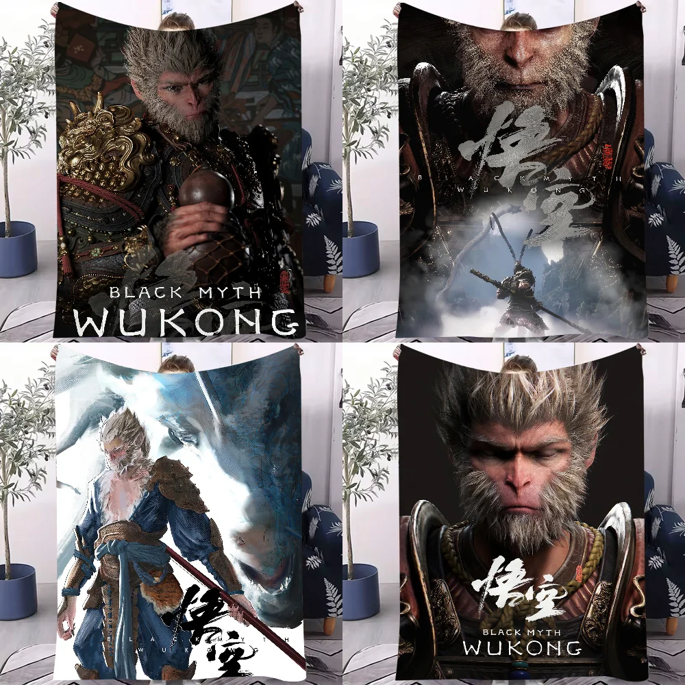 

Game Black Myth Wukong Blanket Design Lightweight For Dorms, Naps, Living Room, Office,Sofa,All-Season