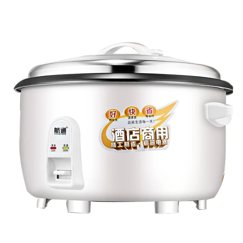 Commercial Rice Cooker Non-Stick Coating Large Capacity Fast Rice Cooking Pot For Restaurant Breakfast Shop 8-45L