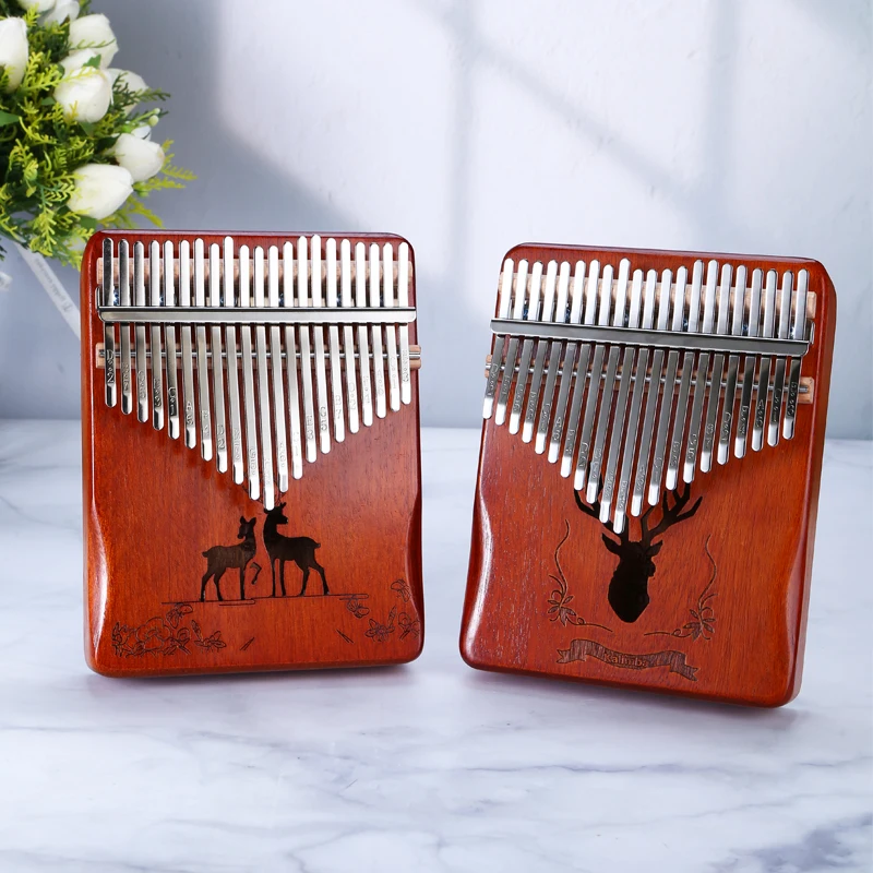 Professional 21 Key Thumb Piano Calimba Tuned and Shipped Portable Kalimba Beginner\'s Malimba Birthday Festival Gift