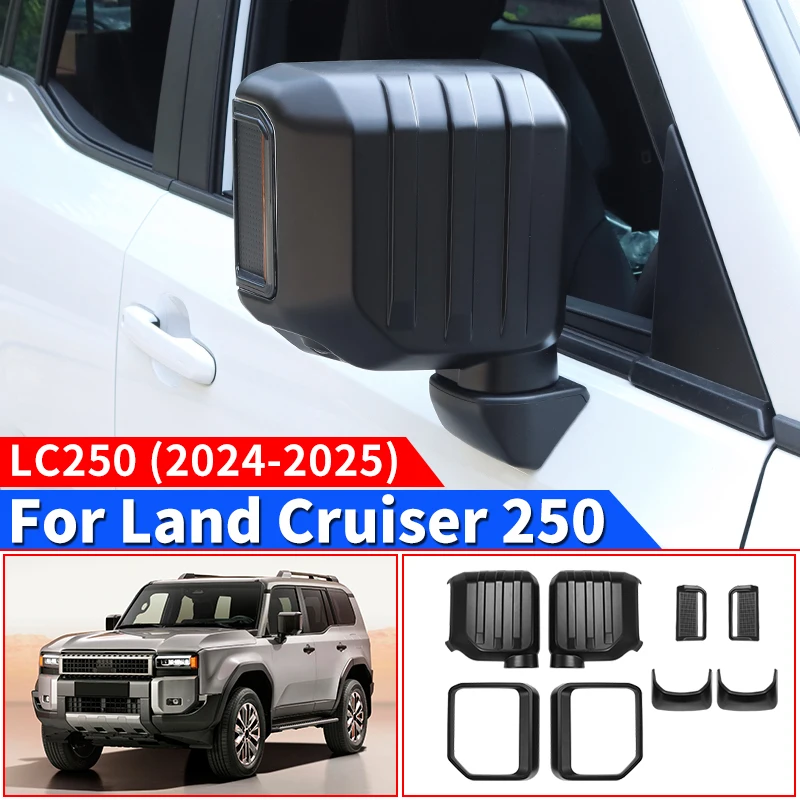 

For Toyota Land Cruiser 250 Prado Lc250 2024 2025 1958 First Edition Rear View Mirror Cover Upgraded Accessories,Exterior Parts