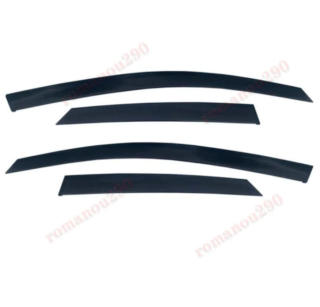 4X For Mazda CX-30 2020-2021 Smoky Black Window Visor Vent Shades Sun Rain Guard