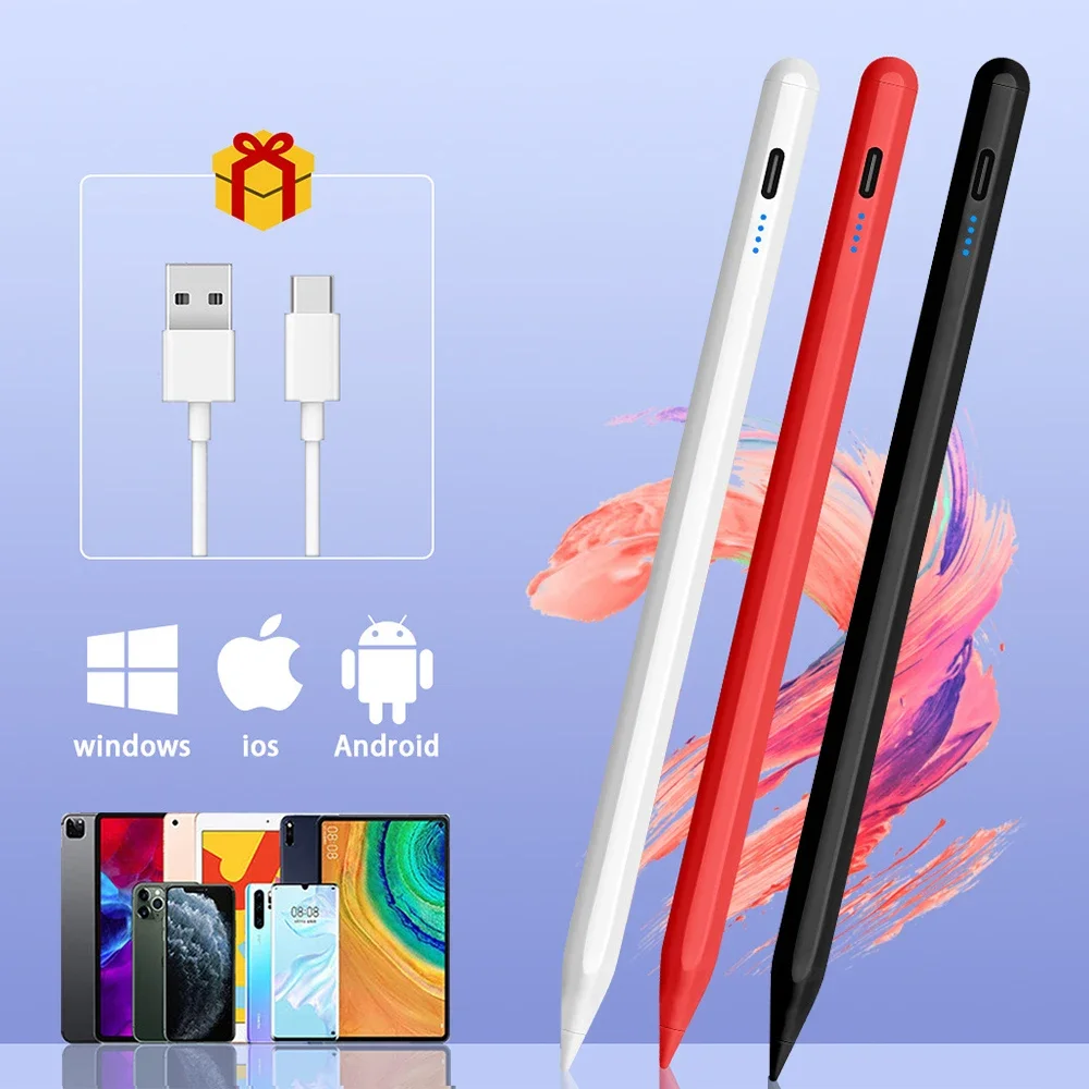 Universal Stylus Pen For Android Tablets Mobile Phone Touch Pen For iPad 12.9 10th Apple Pencil For Huawei Lenovo Samsung Xiaomi