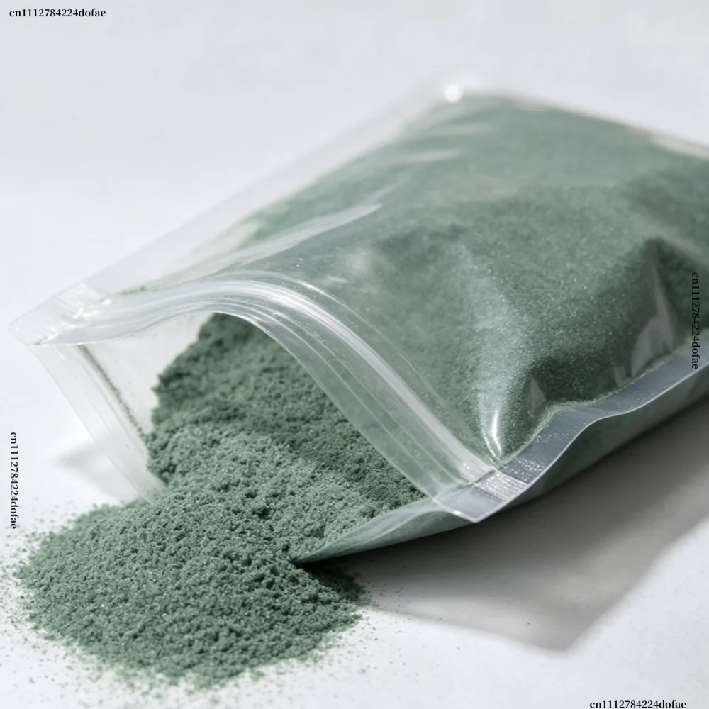 Green Silicon Carbide Powder Granules 16~8000 Mesh Green Sic Grit For Sandblasting Polishing Abrasive Tools Refractory Material