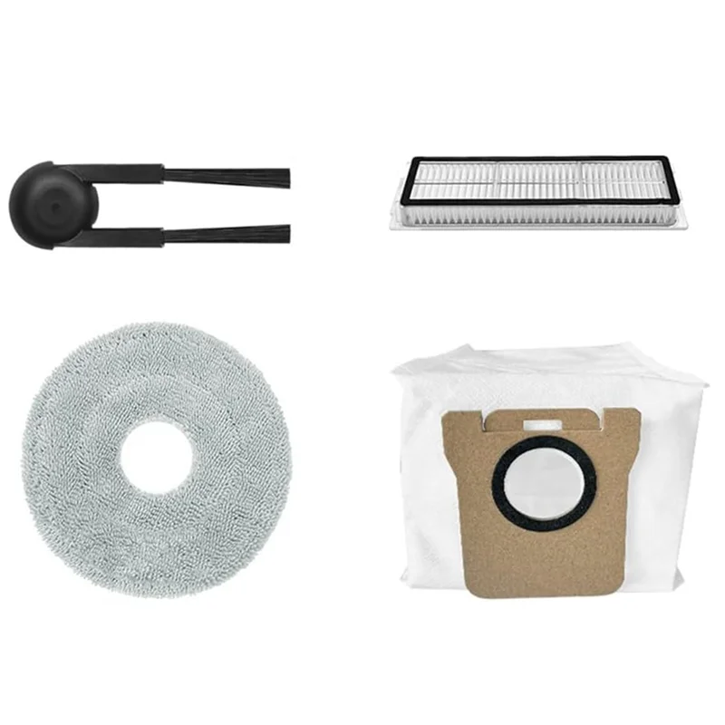 A74G-アクセサリー交換部品キット Mijia M40S/OV31CN ロボット掃除機用 - サイドブラシ、Hepa フィルター、モップクロス、ダストバッグが含まれます