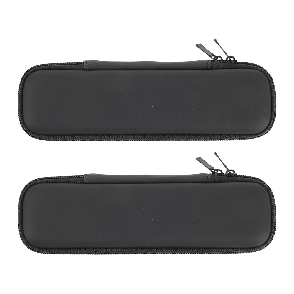 

2Pcs Waterproof Travel Toothbrush Case Sturdy Eva Electric Toothbrush Holder with Breathable Mesh Pocket for Toothpaste and