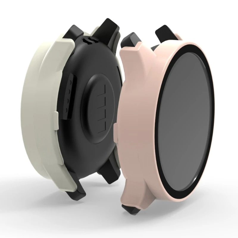 إطار ساعة ذكية الإسكان الزجاج المقسى فيلم غطاء الكمبيوتر ل garmin نقل الاتجاه/garmindrive الاتجاه حامي الشاشة حالة الوفير