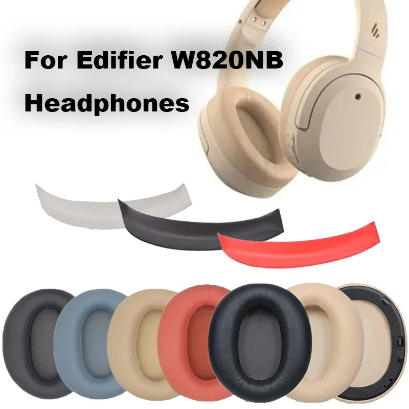 

For Edifier W820NB Headphones Earmuffs High Quality Ear Pads Soft Foam Headband Cover Replacement Head Band Protector Pad