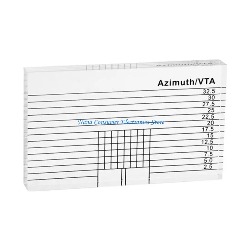 G7ne Acrylic Malignment Tool Turntables Tonearm Reter Reter Track Clock