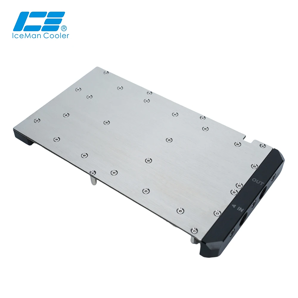 

IceManCooler Metal Design Water Block For Palit Geforce RTX 5090 GameRock,Gainward 5090 Phantom Card Cooler With Backplate,G1/4