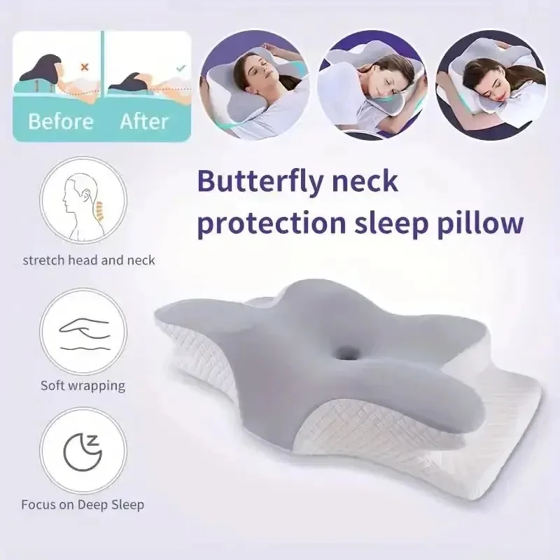Adult Memory Cotton High Pillow Cervical Spine Protection Special Design Sleep Aid for Men And Women Deep Sleep