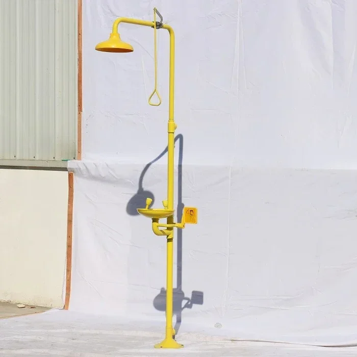Hot sales Composite eyewash made of carbon steel and coated with ABS, emergency spray eyewash BTF11C