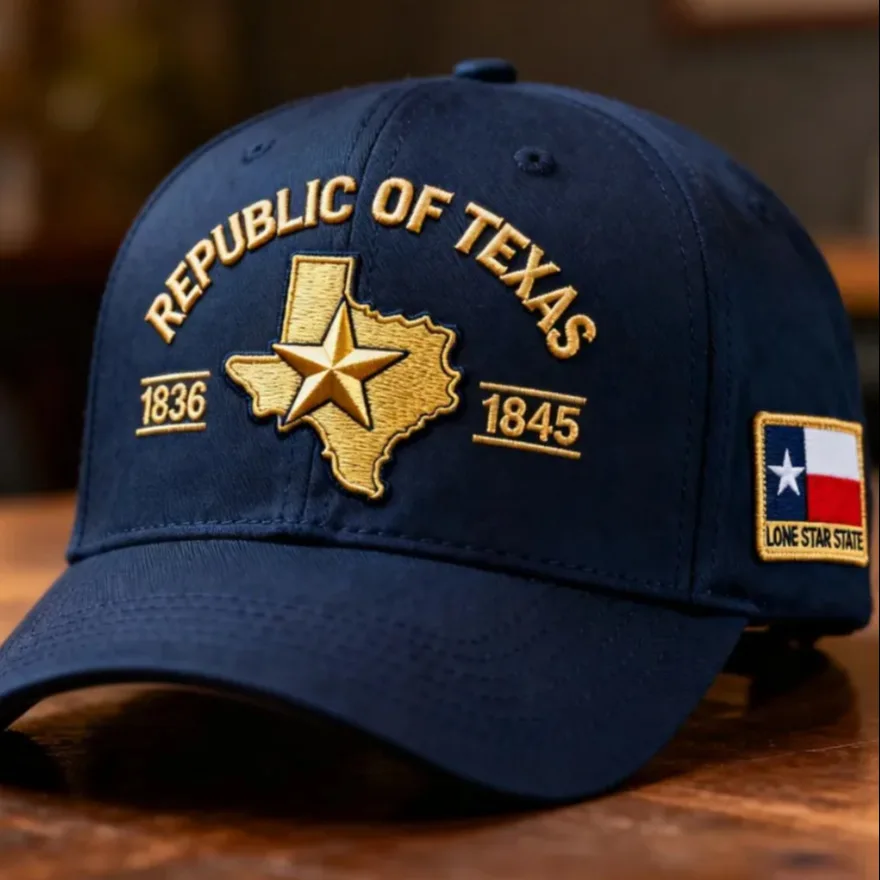 Gorra de béisbol popular con logotipo de Texas, sombrero bordado, visera para deportes al aire libre, gorra con protección solar