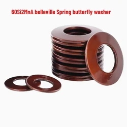 10-200pcs Belleville Compression Spring Gasket Heavy Duty Washer Disc Spring Outer Diameter 8-40mm Inner Diameter 4.2-20.4mm