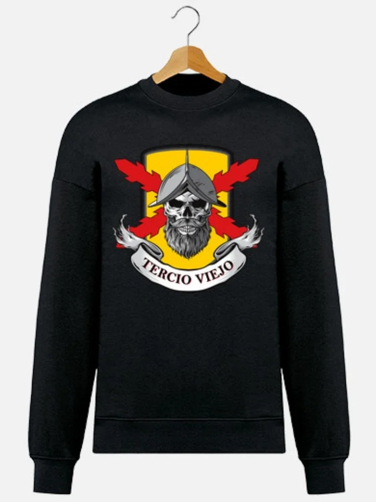 Tercios Españoles. Tercio Viejo. Men Hoodie Casual 100% Cotton Autumn and Winter Sweatshirt