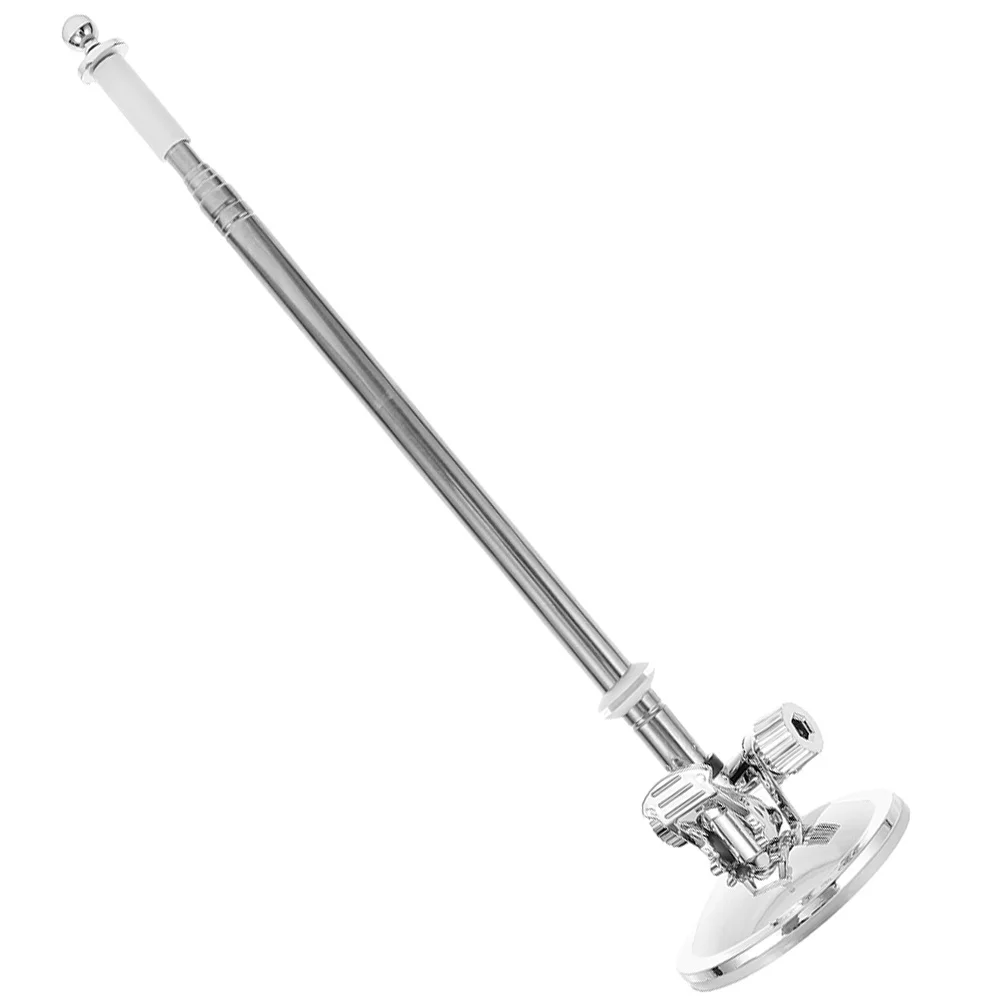 

Durable Stainless Steel Car Flag Pole Holder Bracket Stable Outdoor Flagpole Mount Base Car Flag Display Stand