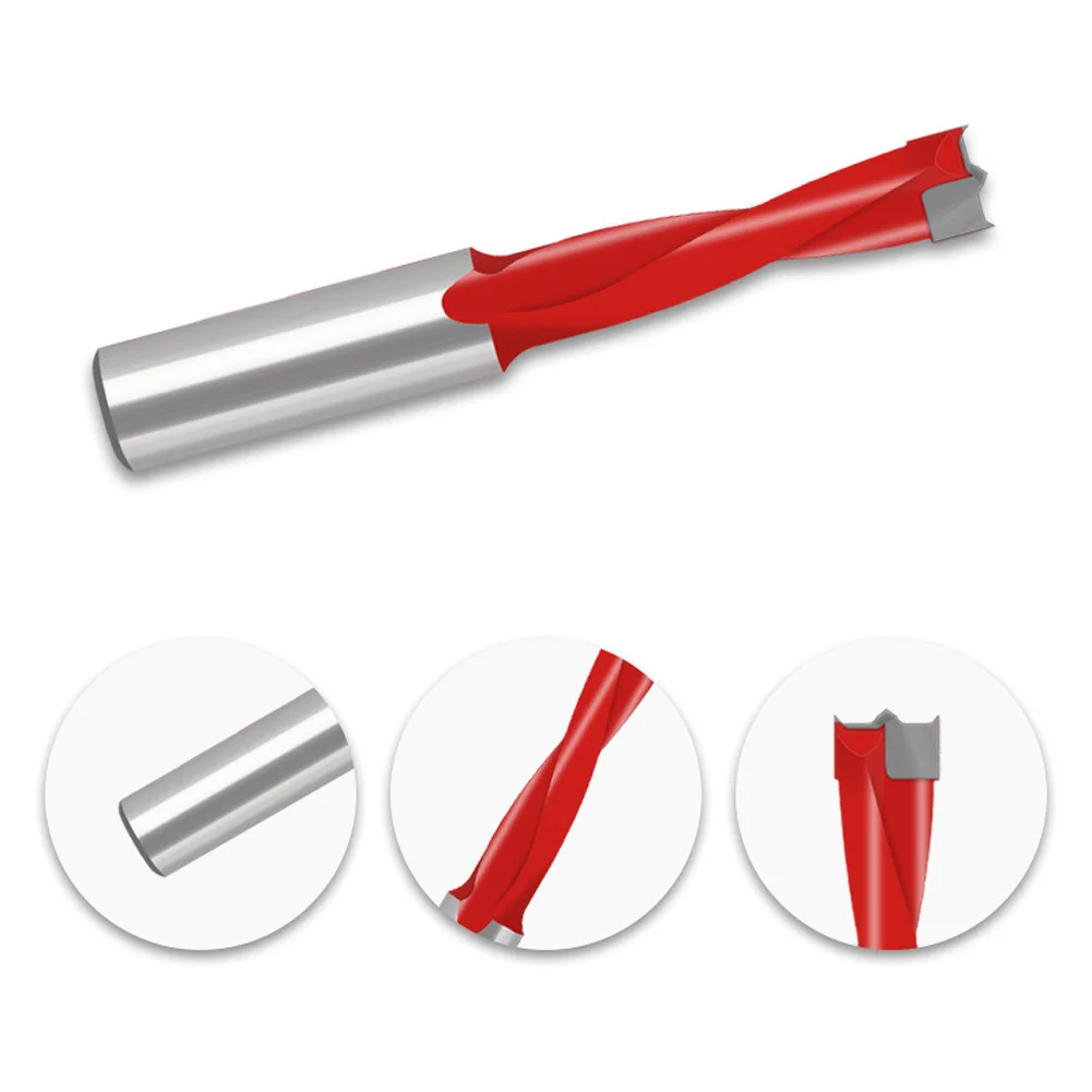 1PC 3-15mm Woodworking Drill Bits Solid Wood Board Hole Opener Smooth Cutting Row Drill Bit For Wood Carving Machine
