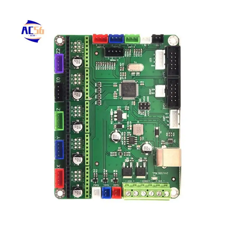 

Бесшумная материнская плата AC56-32 бит для артиллерийского 3D-принтера, оригинальные обновленные материнские платы с прошивкой