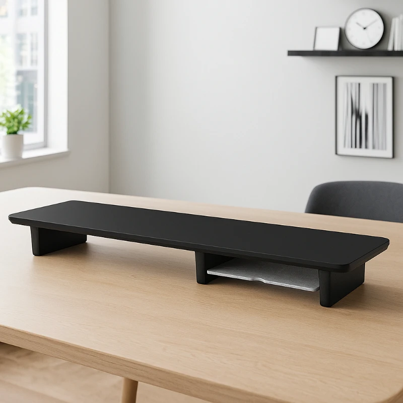 height-increase-monitor-riser-walnut-solid-wood-laptop-stand-heat-dissipation-shelf-desktop-organizer-for-office-desk