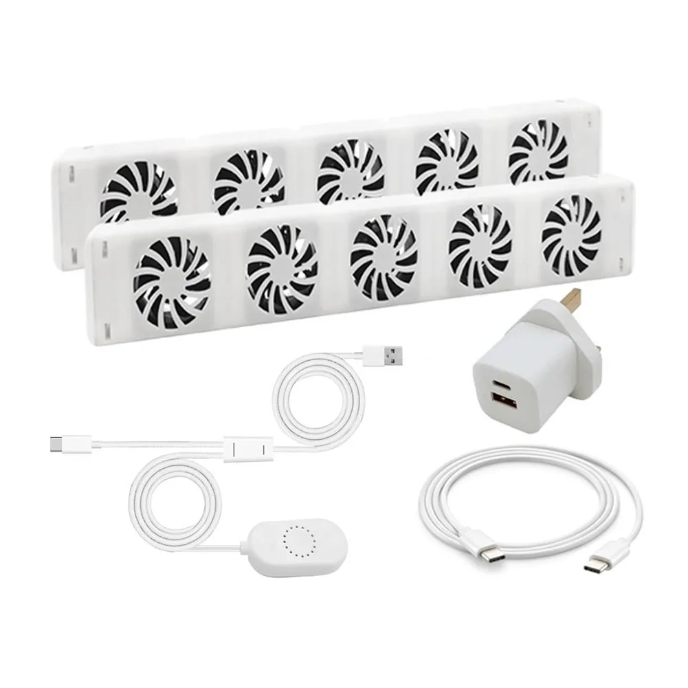 Automatic Fan Heater Radiator Fan Room Heating REACH Certification ERP Certification Easy Installation For Heating Systems White