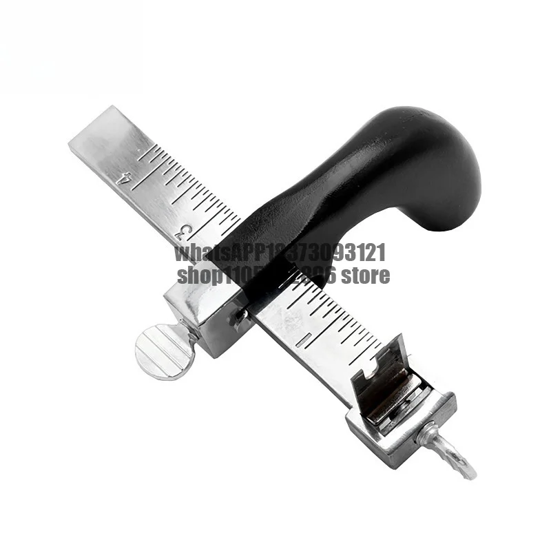 Aluminum Handle Strap Strap Cutter Leather Rope Splitting Machine Handmade Leather Goods DIY Hand Sewn Leather Art Tools Cutter