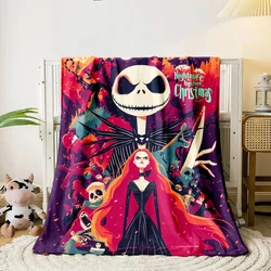 The Nightmare Before Christmas HD Print Blanket.Comfort,Nap,travel,work,living Room,bedroom,Chair,sofa,Picnics,Blankets,Gifts.