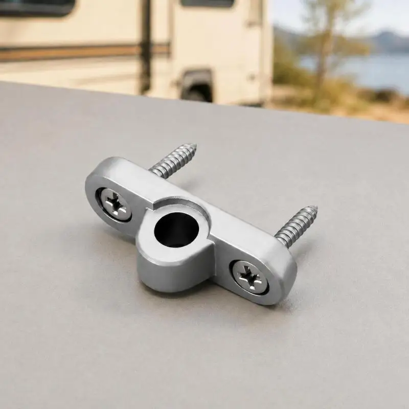 M76E Outdoor-Schattenvorhang-Montageclip, Wandösen für Wohnmobil-Markisen, Markisenösen aus Edelstahl – Detail 3
