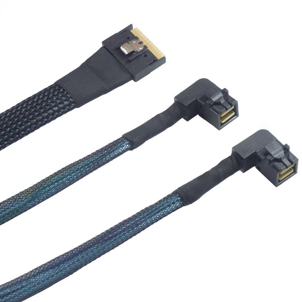 MINI SAS Slimline SFF-8654 8i 4.0 To SAS HD SFF-8643 Connection Cable