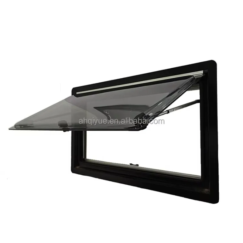 Strong RV Window ABS Inner Frame Top Hinged Trailer Caravan Ventilation Window 1000x600mm