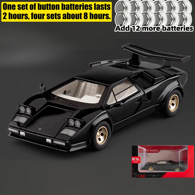 1:24 ランボルギーニ カウンタック LP500S メタルモデルカー