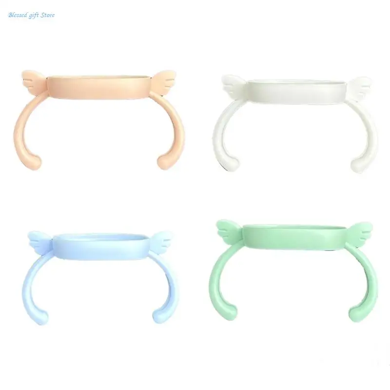 Square Milk-Bottle Handle Non-Slip Square Bottle Handle for Wide Neck Feeding Bottles Nursing Bottle Accessories