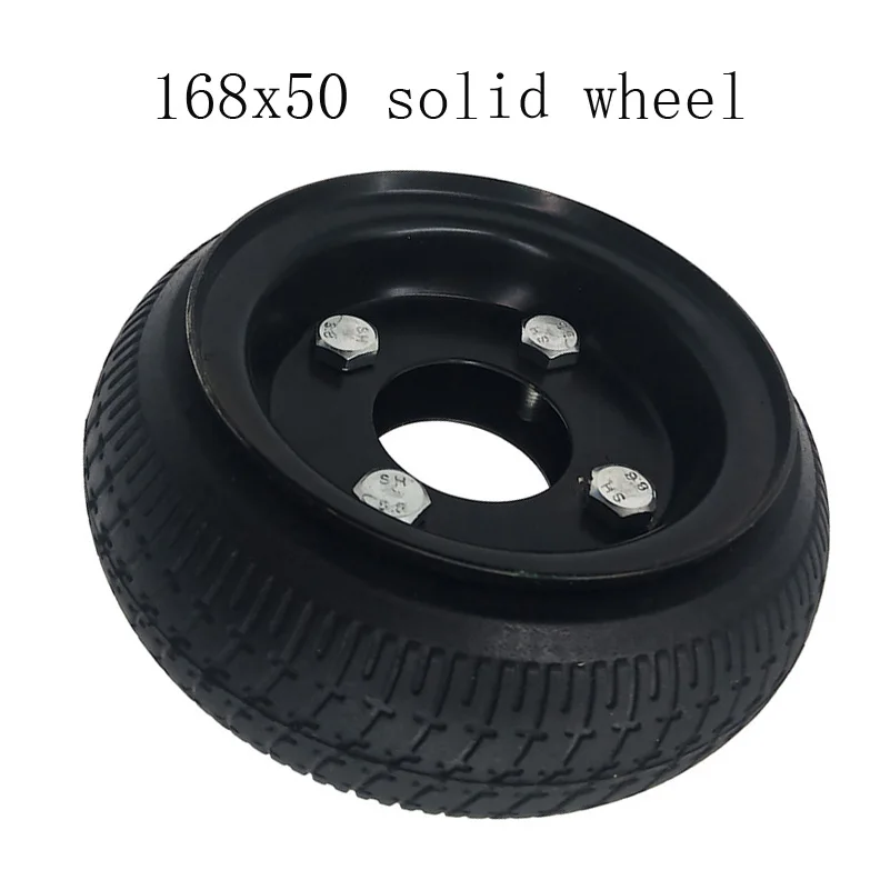 

Premium Quality 6.5 Inch168x50 Solid Tire Tires Wheel, With Wheel Hub, for Electric Scooter Older Scooter Tire Replacement Parts