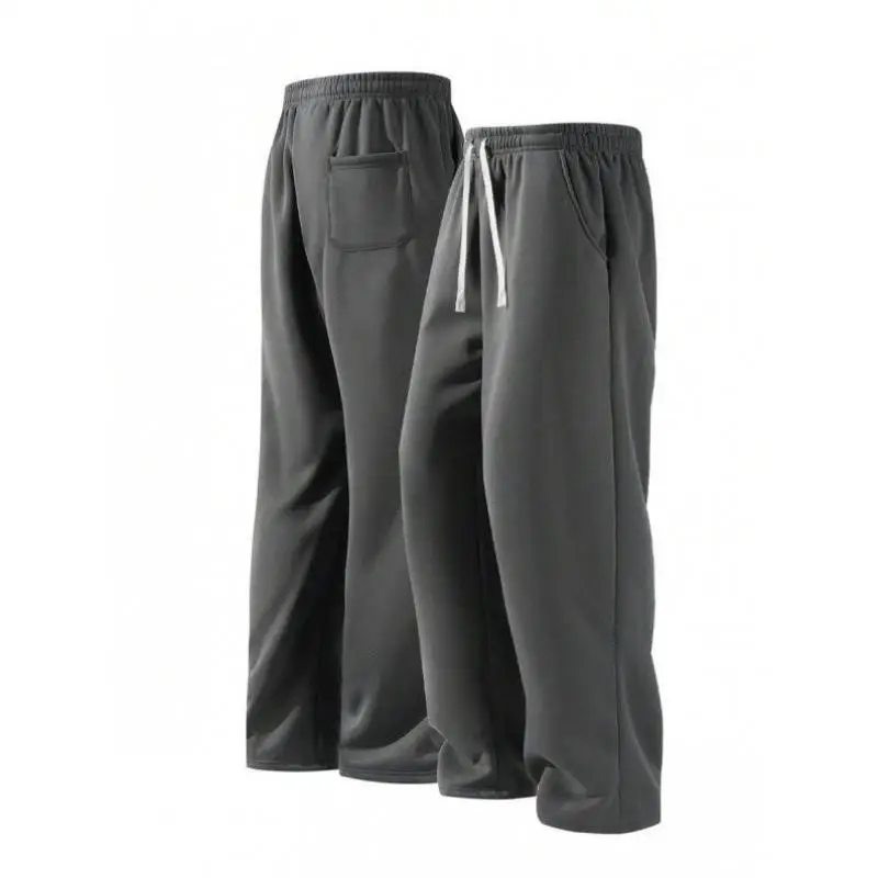 

Мужские свободные спортивные брюки прямого кроя, осенняя новинка, комфортные, в стиле ретро, из полиэфирного волокна, длина до щиколотки