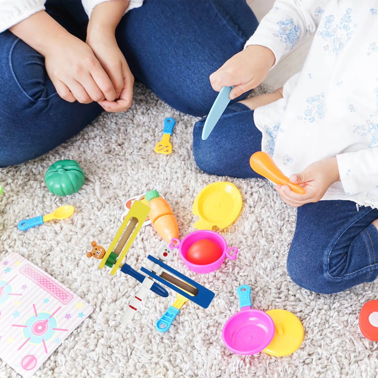 2 uds altavoz instrumentos de ayuda para enseñanza niños castañuela juguete Musical juguetes pequeños castañuelas educativas interesantes
