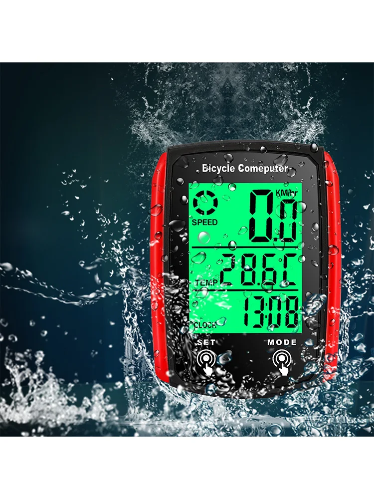 AliExpress NONE Bicycle Computer LCD Digital Wired Cycling Computer Speedometer Bike Speed Odometer With Backlight bike Accessories