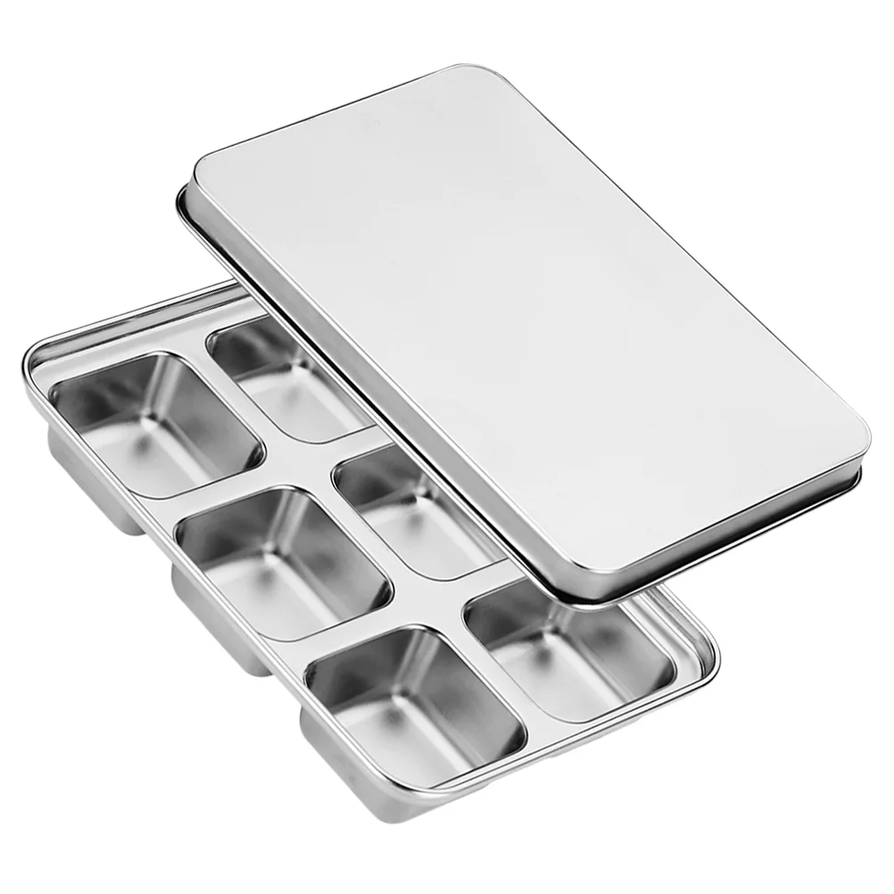 

Ice Maker Machine Cube Mold Convenient Freezer Tray Home Accessory Household Silver