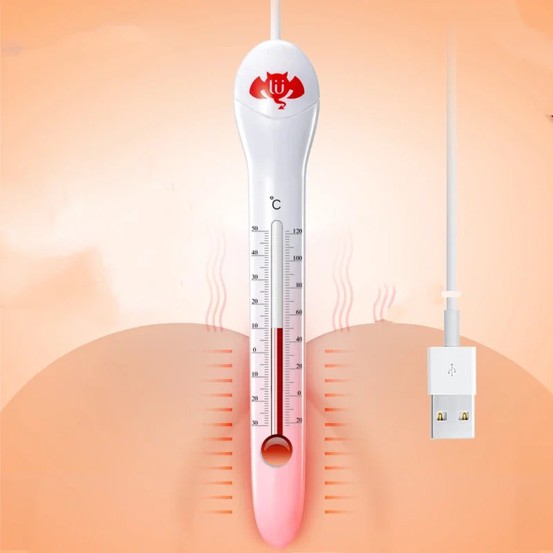 USB Constant Temperature Masturbator Heating Rod Warm 42 Degrees Celsius For Sex Dolls Toys Adult Products
