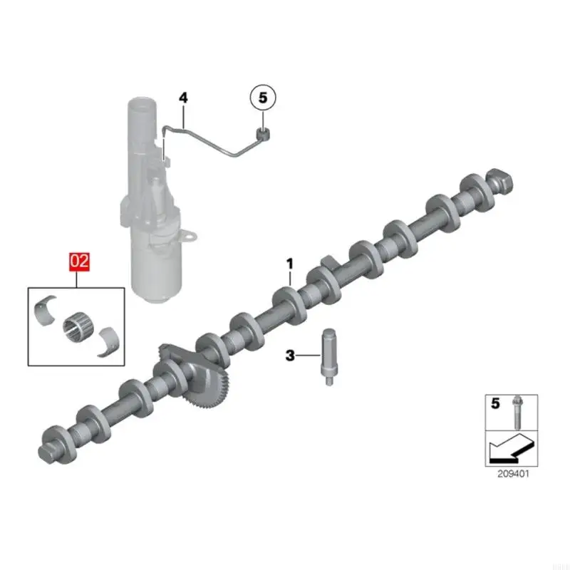Vòng bi động cơ tăng cường khả năng chống mài mòn Bảo vệ chống ăn mòn 11377615379 Thay thế cho nhiều mẫu H9EE