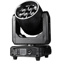 7X40W Rgbw 4in1 Led Spotlight Wash/Beam /Zoom, Professionele Dj/Bar Verlichting Grote Bee Eye Moving Head Disco Strobe Podiumver