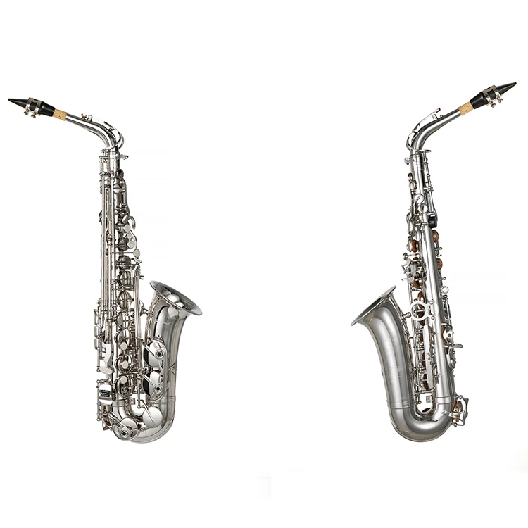 

Wholesale nickel plated alto saxophone factory price professional saxophone